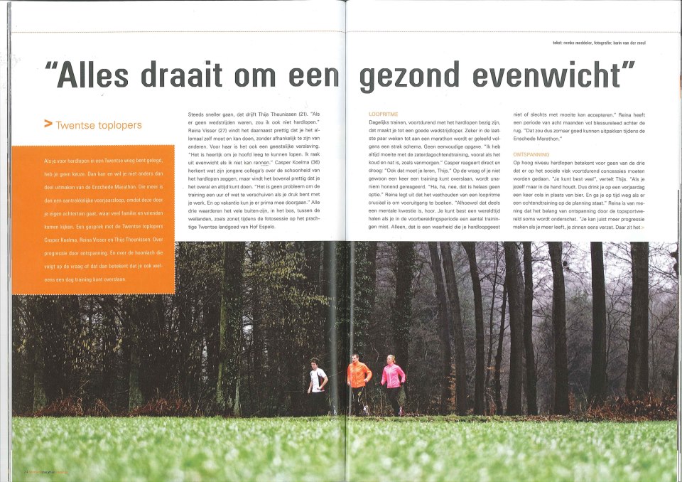Enschede Marathon magazine 1